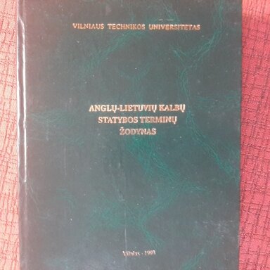 Anglų-lietuvių kalbų statybos terminų žodynas