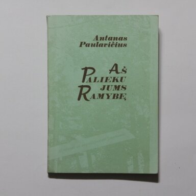 Aš palieku jums ramybę Aš palieku jums ramybę