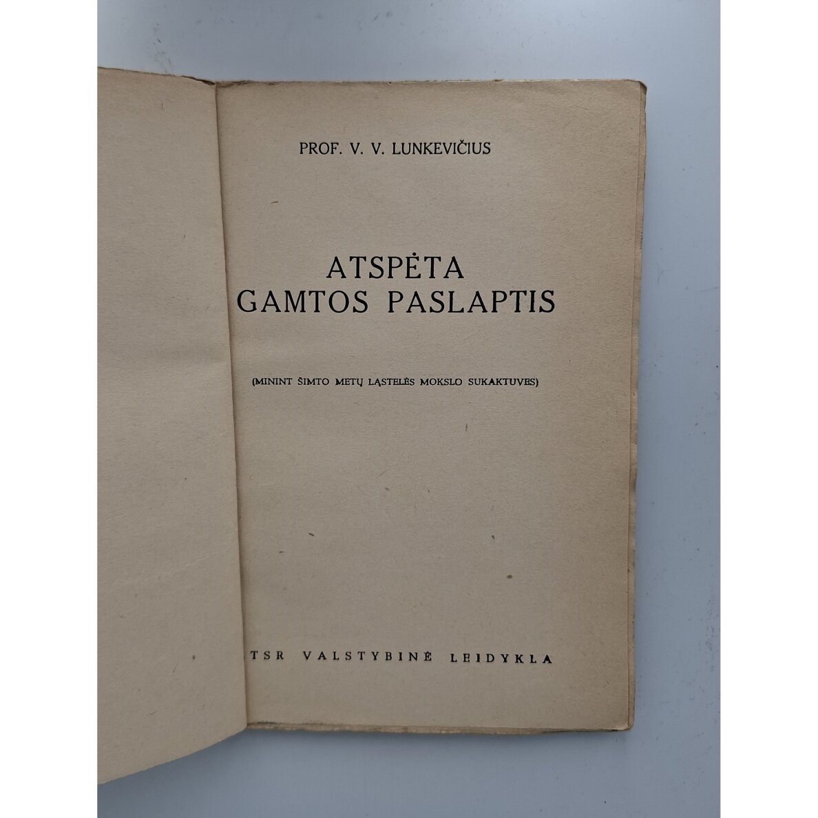 Atspėta gamtos paslaptis
