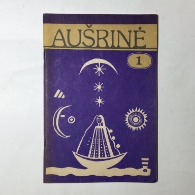 Aušrinė 1989, Nr. 1 Aušrinė 1989, Nr. 1