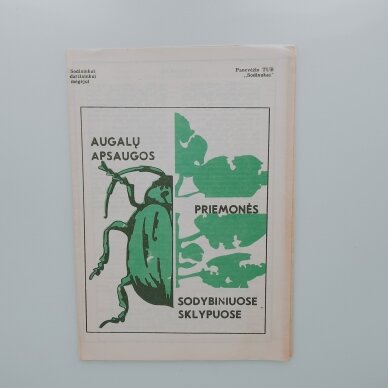 Augalų apsaugos priemonės sodybiniuose sklypuose Augalų apsaugos priemonės sodybiniuose sklypuose