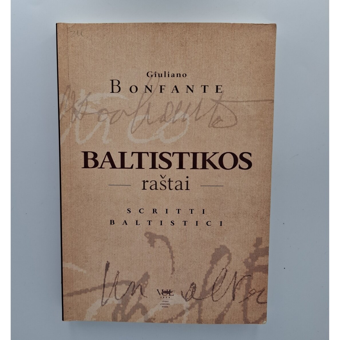 Baltistikos raštai Baltistikos raštai