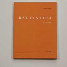 Baltistica XLI (3) 2006