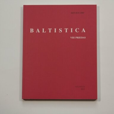 Baltistica VIII priedas