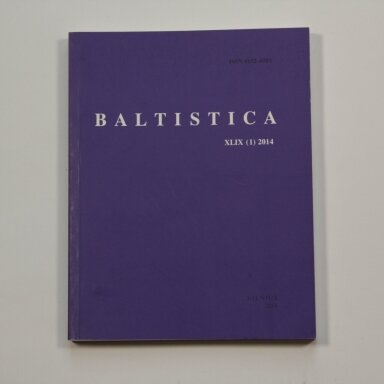 Baltistica XLIX (1) 2014