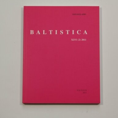 Baltistica XLVI (2) 2011