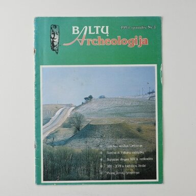 Baltų archeologija 1994, Nr. 3 Baltų archeologija 1994, Nr. 3