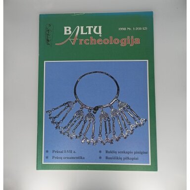 Baltų archeologija 1998, Nr. 1-2