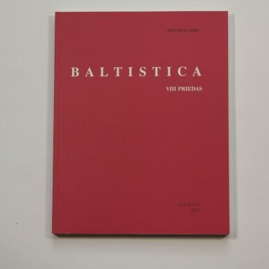 Baltistica VIII priedas Baltistica VIII priedas