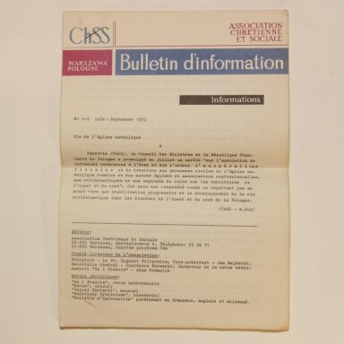 Bulletin d'information 1973, Nr. 8-9