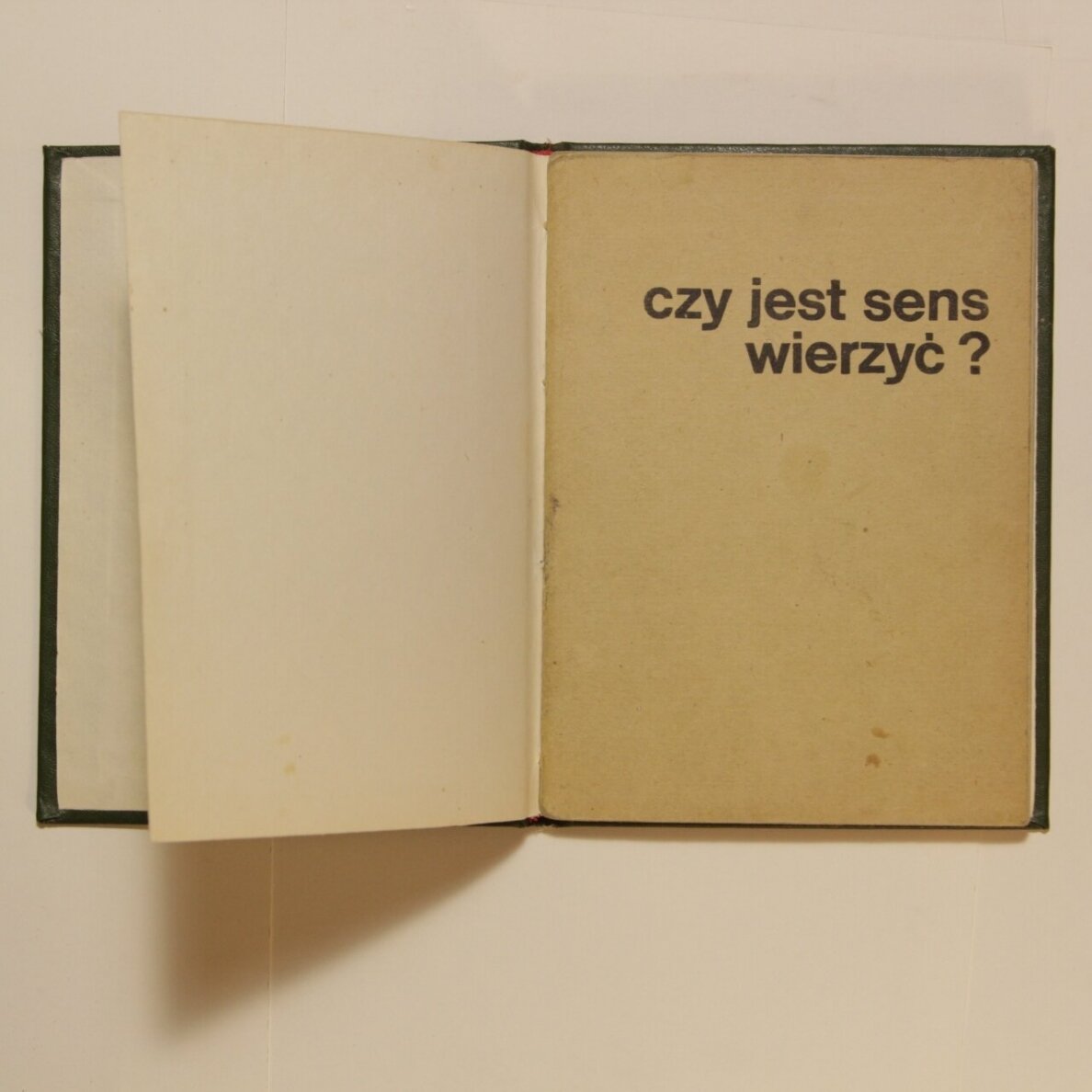 Czy jest sens wierzyc ? 1