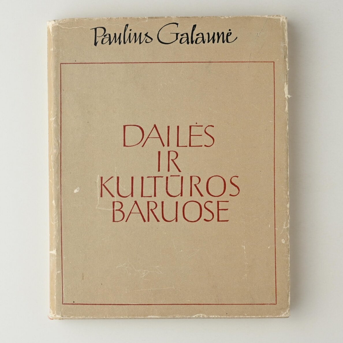 Dailės ir kultūros baruose Dailės ir kultūros baruose