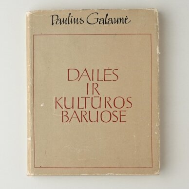 Dailės ir kultūros baruose Dailės ir kultūros baruose