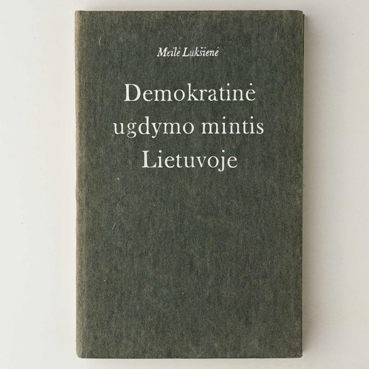 Demokratinė ugdymo mintis Lietuvoje Demokratinė ugdymo mintis Lietuvoje