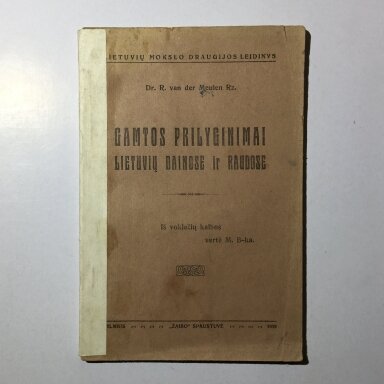 Gamtos prilyginimai lietuvių dainose ir raudose Gamtos prilyginimai lietuvių dainose ir raudose