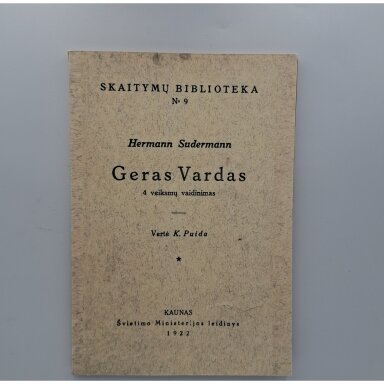 Geras vardas