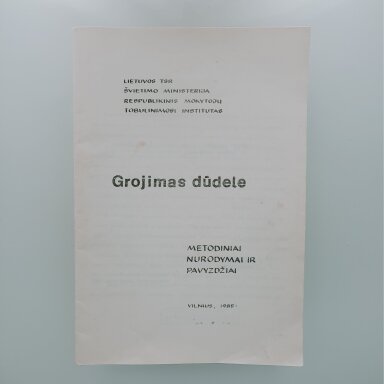 Grojimas dūdele
