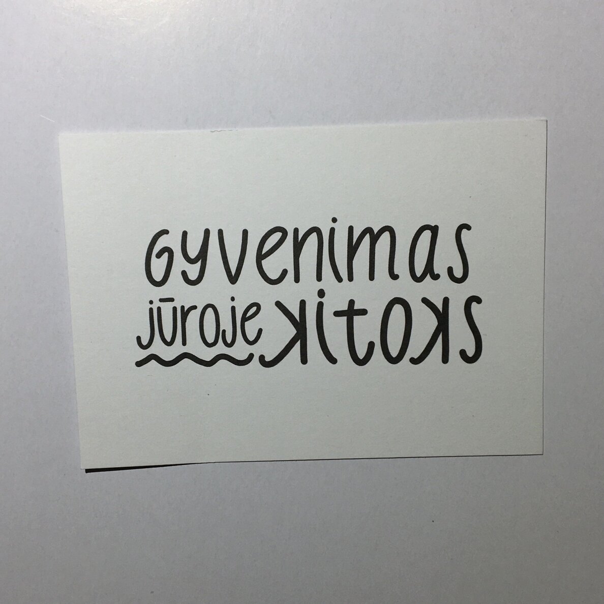 Gyvenimas jūroje kitoks Gyvenimas jūroje kitoks