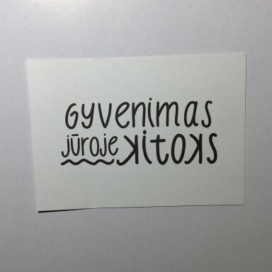Gyvenimas jūroje kitoks