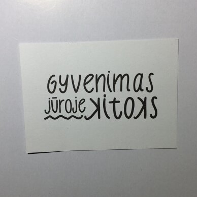 Gyvenimas jūroje kitoks Gyvenimas jūroje kitoks