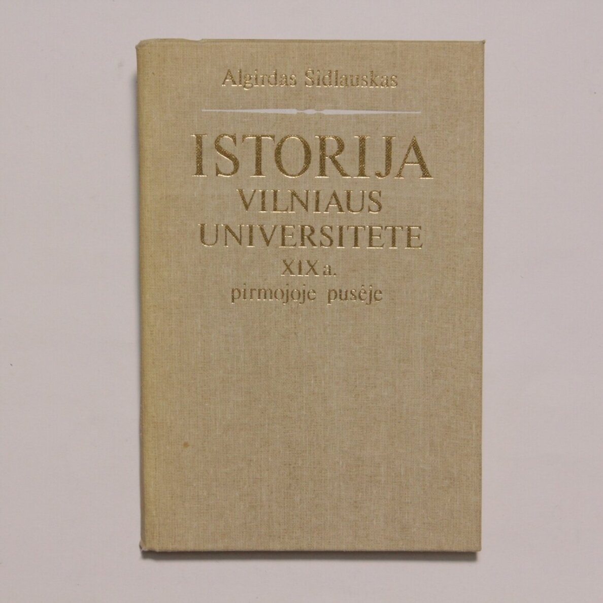 Istorija Vilniaus universitete XIX a. pirmojoje pusėje