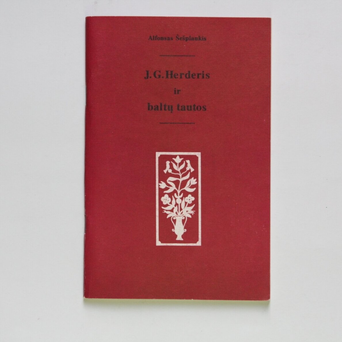 J.G. Herderis ir baltų tautos J.G. Herderis ir baltų tautos