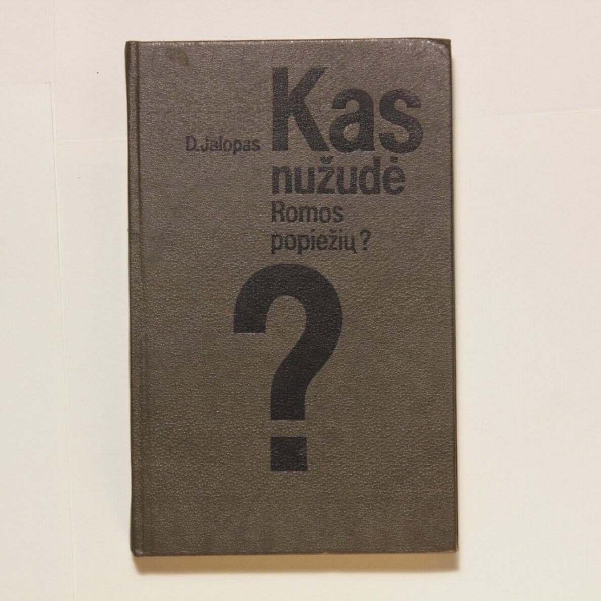 Kas nužudė Romos popiežių ?