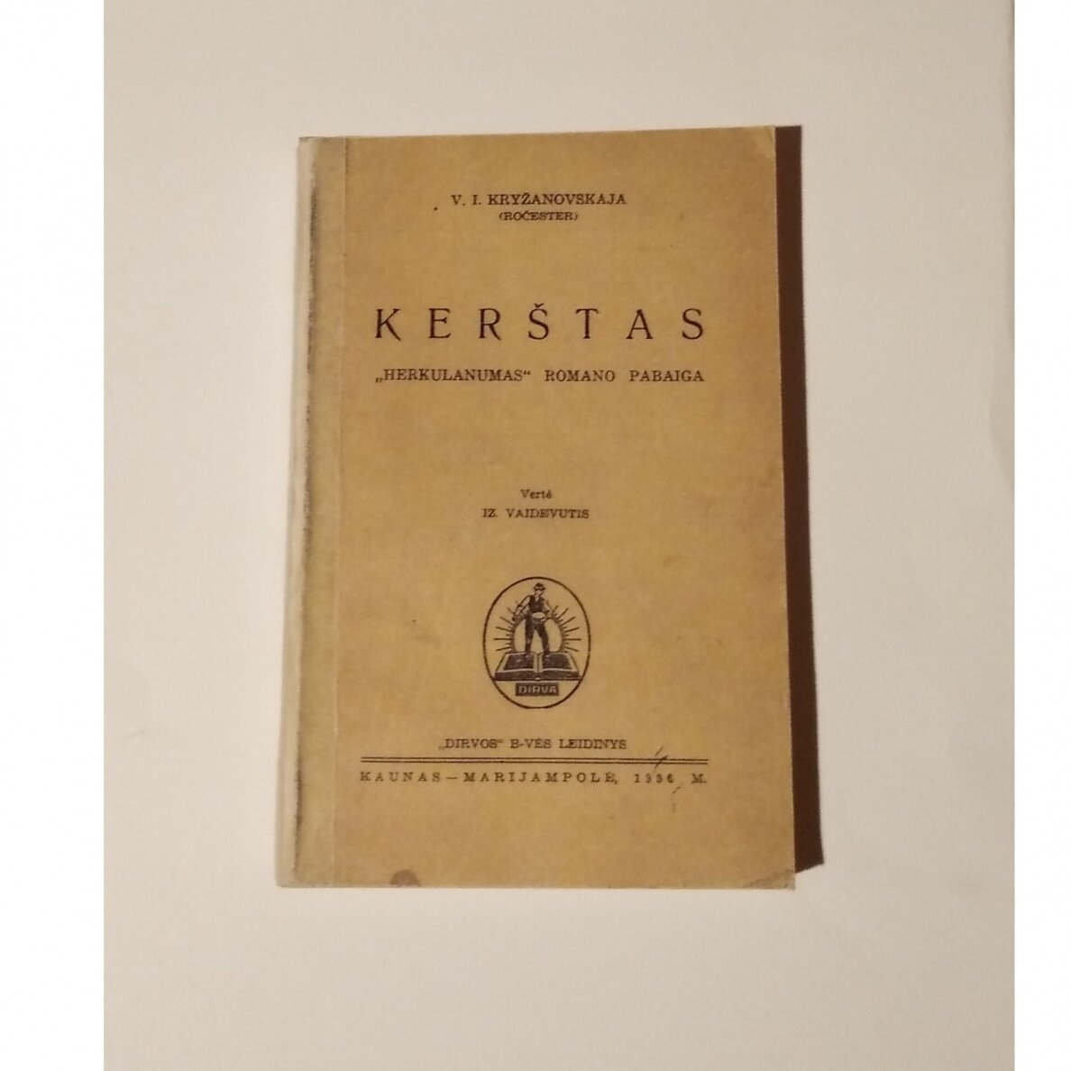 Kerštas: "Herkulanumas" romano pabaiga
