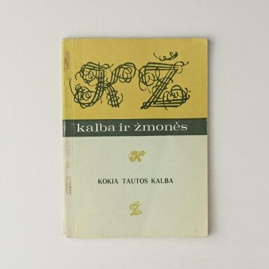 Kokia tautos kalba : [straipsnių rinkinys]