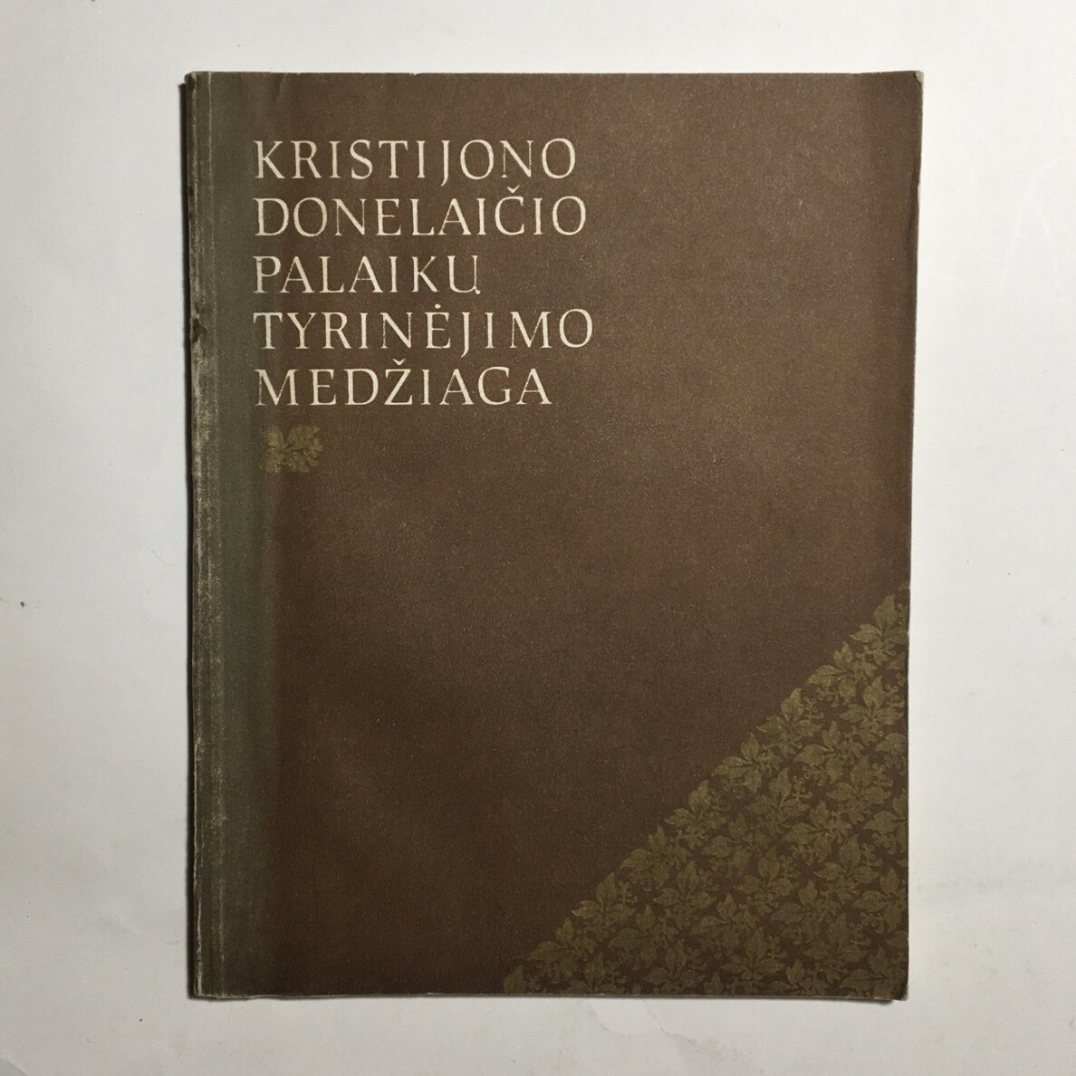Kristijono Donelaičio palaikų tyrinėjimo medžiaga
