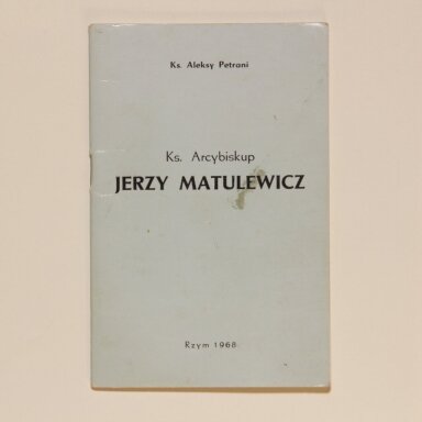 Ks. arcybiskup Jerzy Matulewicz