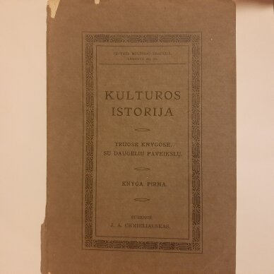 Kultūros istorija Kn. 1-3 Kultūros istorija Kn. 1-3