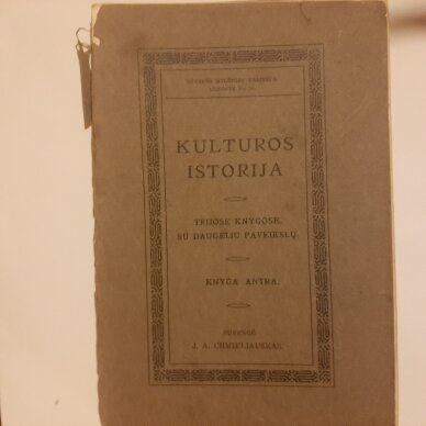 Kultūros istorija Kn. 1-3 1 Kultūros istorija Kn. 1-3 1