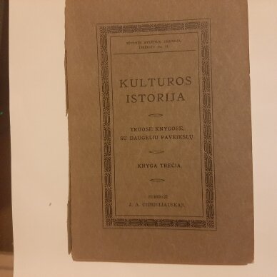 Kultūros istorija Kn. 1-3 2 Kultūros istorija Kn. 1-3 2