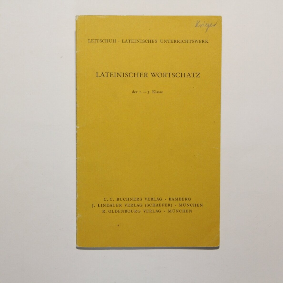 Lateinischer Wortschatz Lateinischer Wortschatz