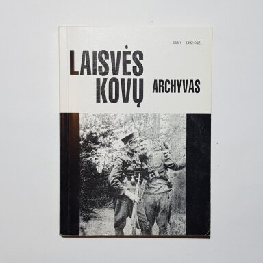 Laisvės kovų archyvas T. 17 Laisvės kovų archyvas T. 17