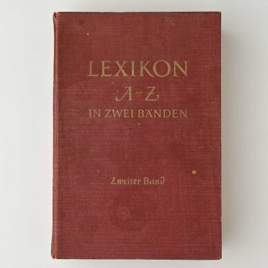 Lexikon A-Z in zwei Bänden Lexikon A-Z in zwei Bänden