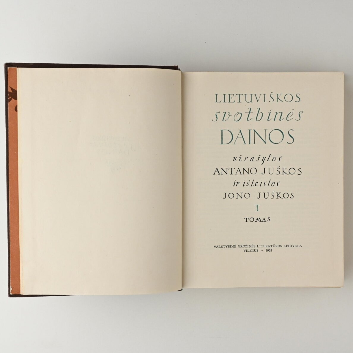 Lietuviškos svotbinės dainos, T. I–II 1
