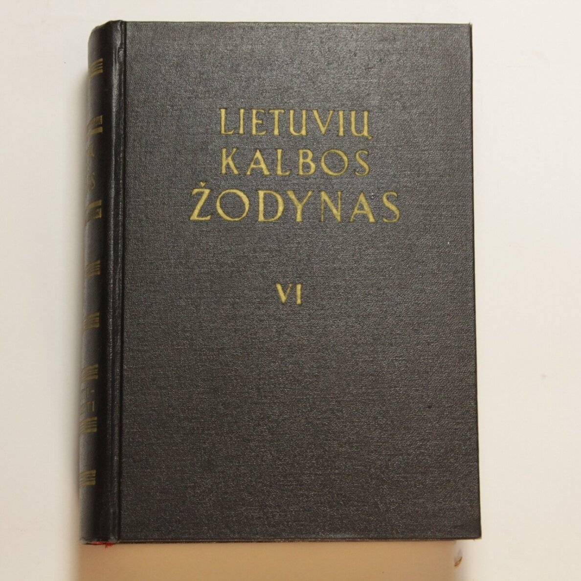 Lietuvių kalbos žodynas T. VI Lietuvių kalbos žodynas T. VI