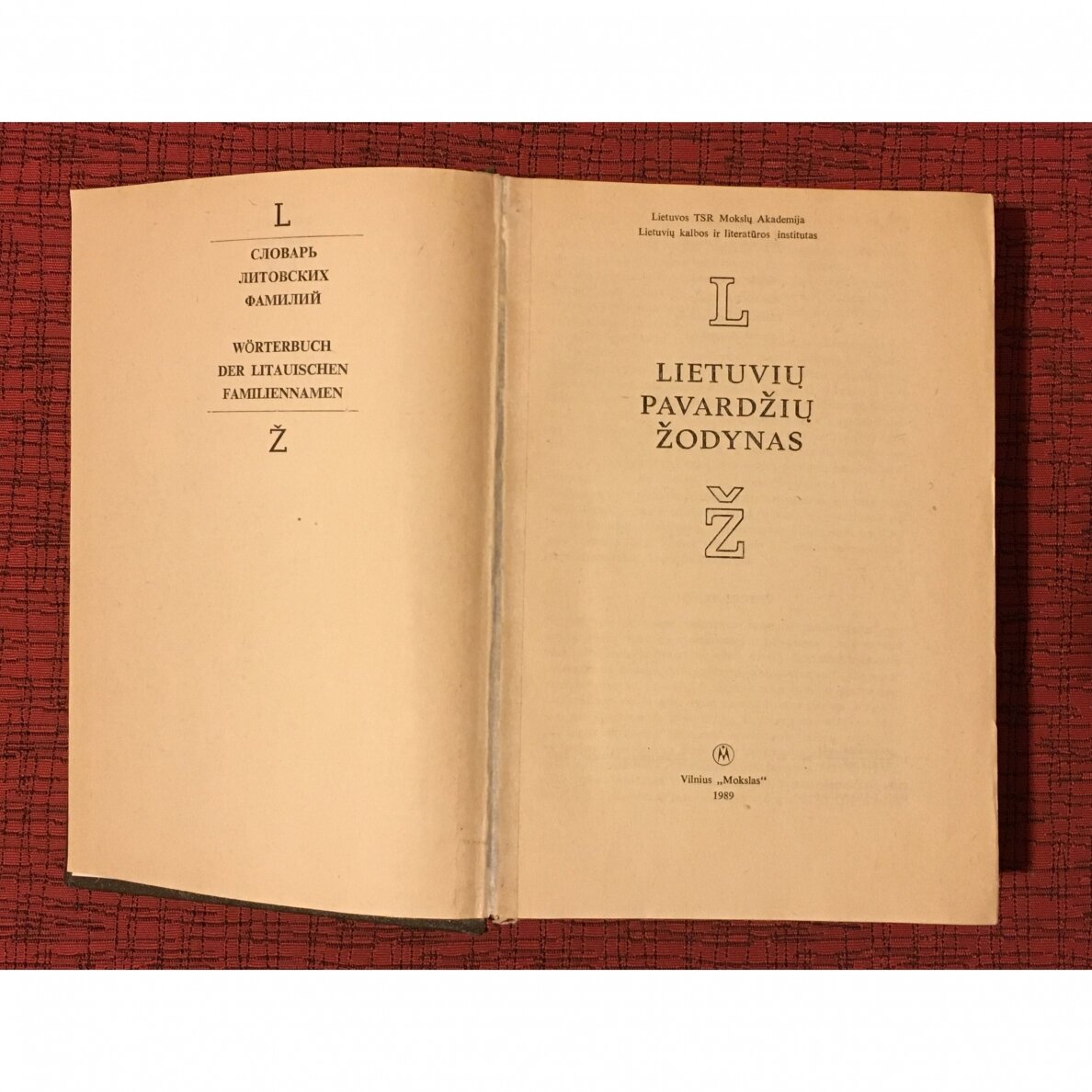 Lietuvių pavardžių žodynas, T. I–II 3