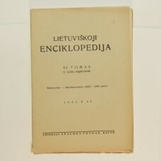 Lietuviškoji enciklopedija VI Tomas X sąsiuvinis