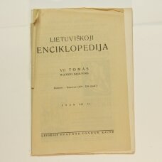 Lietuviškoji enciklopedija VII Tomas II sąsiuvinis
