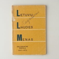 Lietuvių liaudies menas bibliografinė rodyklė (1940–1972)