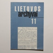 Lietuvos archyvai Kn. 11