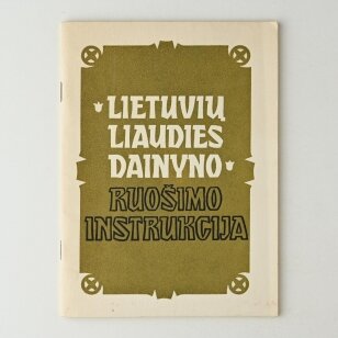 Lietuvių liaudies dainyno ruošimo instrukcija