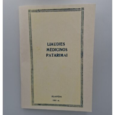 Liaudies medicinos patarimai