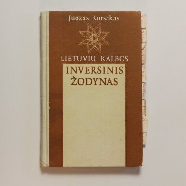 Lietuvių kalbos inversinis žodynas