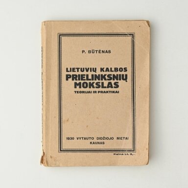 Lietuvių kalbos prielinksnių mokslas teorijai ir praktikai