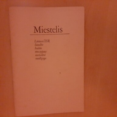 Lietuvos miestelis : (metodinė-mokslinė medžiaga)