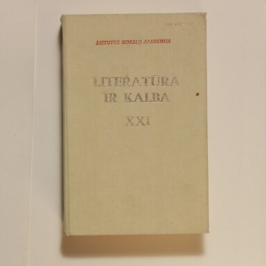 Literatūra ir kalba T. XXI. Maironis